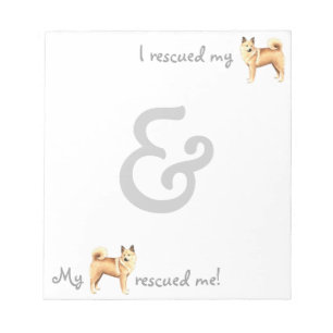 Rescue Norwegian Buhund Notepad
