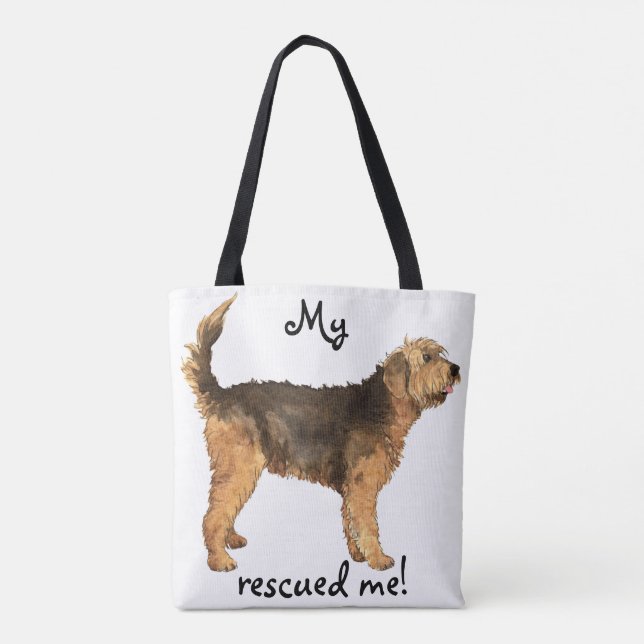 Rescue Otterhound Tote Bag (Back)