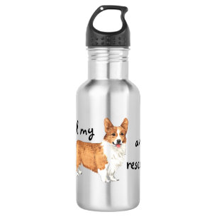 Rescue Pembroke Welsh Corgi 532 Ml Water Bottle