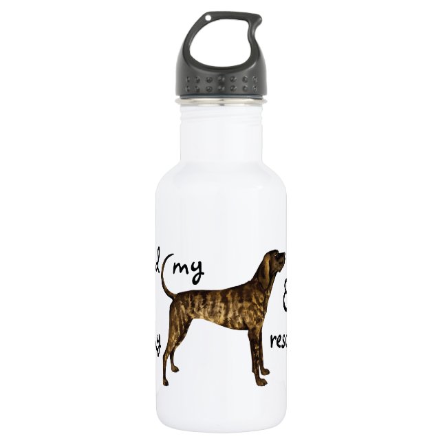 Rescue Plott Hound 532 Ml Water Bottle (Front)