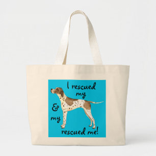 Rescue Pointer Large Tote Bag