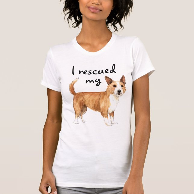 Rescue Portuguese Podengo Pequeno T-Shirt (Front)