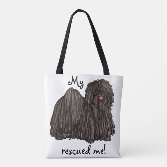 Rescue Puli Tote Bag (Back)