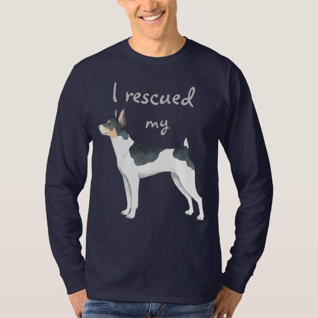 Rescue Rat Terrier T-Shirt (Front)