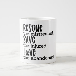Rescue Save Love Animal Abuse Coffee Mug