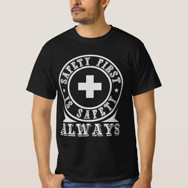 rescue service work paramedic first aider T-Shirt (Front)