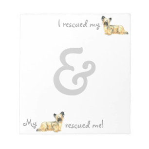 Rescue Skye Terrier Notepad