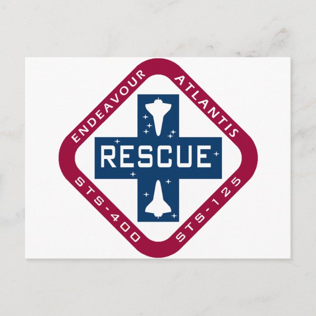 Rescue STS-400 Postcard (Front)