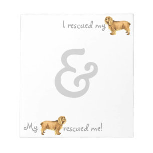 Rescue Sussex Spaniel Notepad