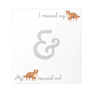 Rescue Toller Notepad