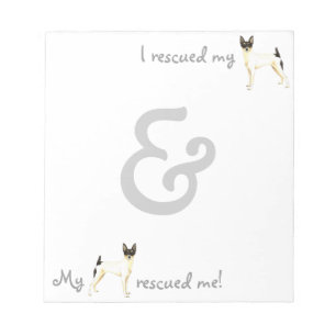 Rescue Toy Fox Terrier Notepad