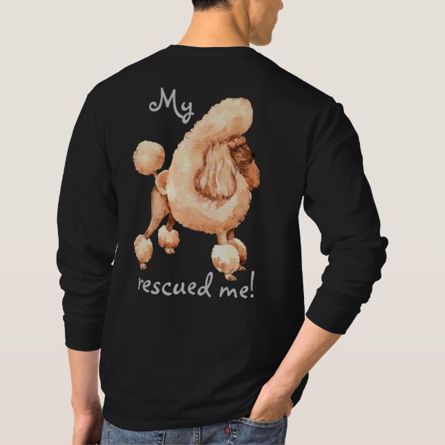 Rescue Toy Poodle T-Shirt (Back)
