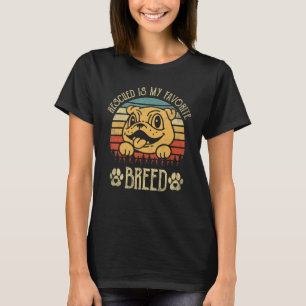 Rescued Is My Favourite Breed Adoption Pug T-Shirt