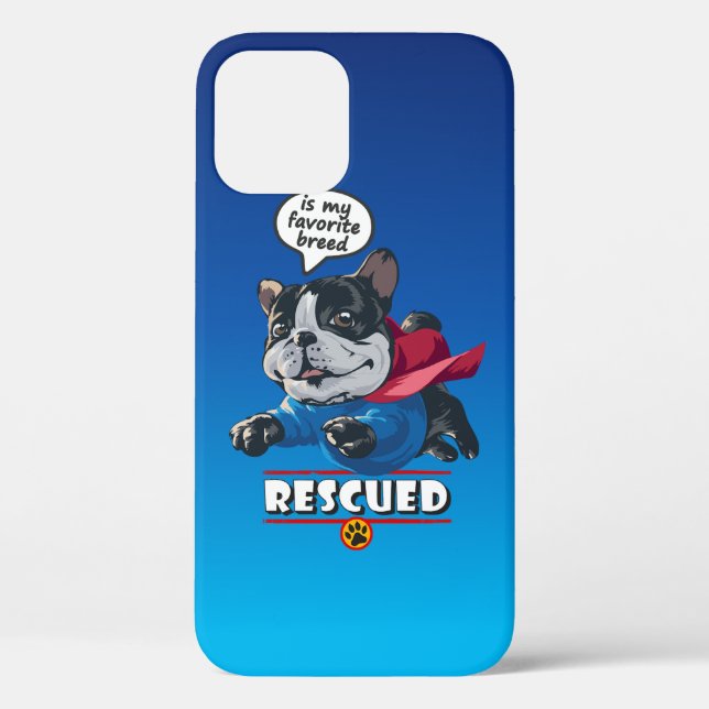 Rescued is my favourite breed | Case-Mate iPhone case (Back)
