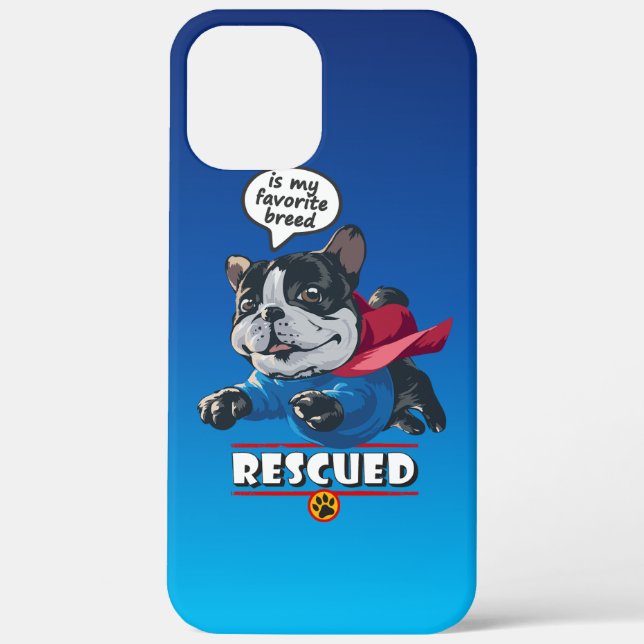 Rescued is my favourite breed | Case-Mate iPhone case (Back)