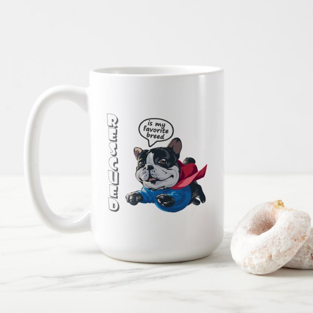 Rescued is my favourite breed | Classic Mug #15 (With Donut)