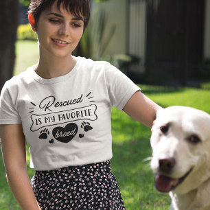 Rescued Is My Favourite Breed T-Shirt