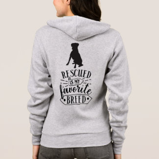 Rescued is my Favourite Breed (The Boxer Rescue) Hoodie