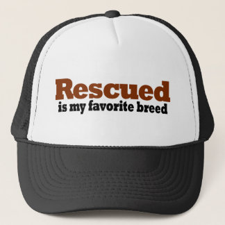 Rescued Is My Favourite Breed Trucker Hat
