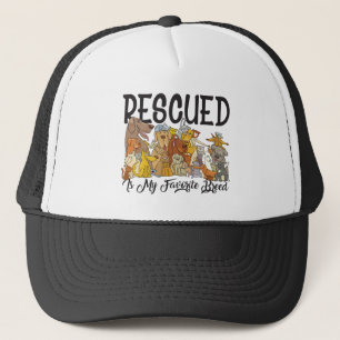 Rescued is my Favourite Breed Trucker Hat