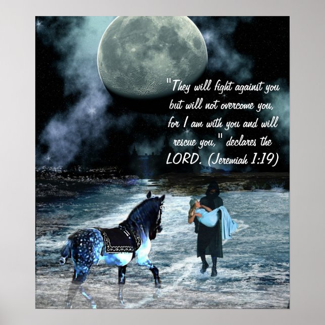 Rescued  Jeremiah1:19 Poster (Front)