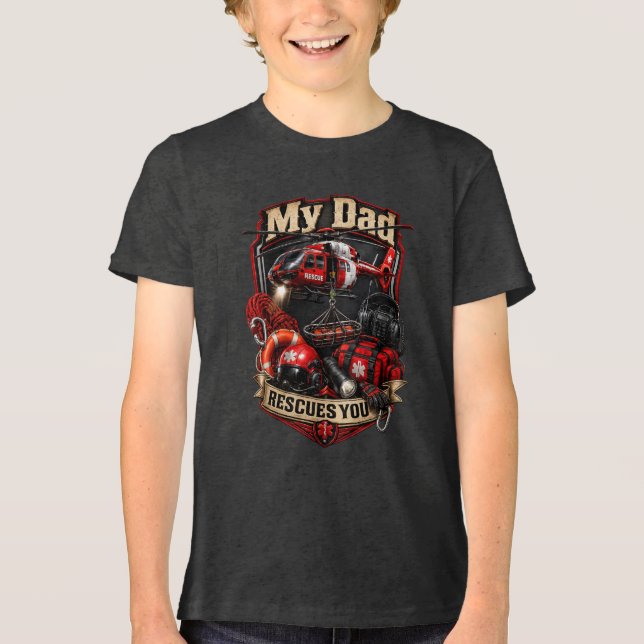 Rescuer Tri-Blend Shirt (Front)