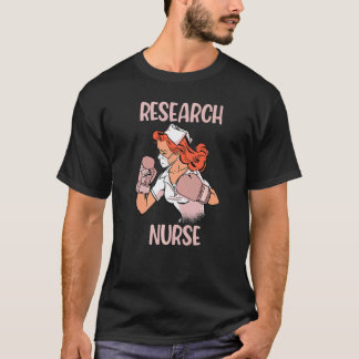 Research Nurse Boxing Gloves Fighter T-Shirt