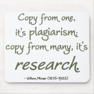 Research or Plagiarism? Mouse Pad