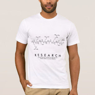 Research peptide name shirt M
