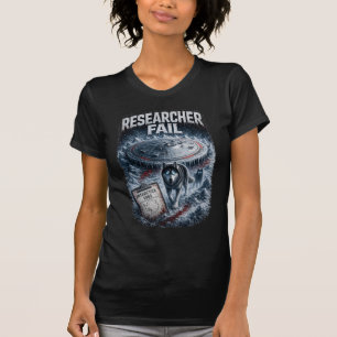 Researcher Fail Women's Bella+Canvas Slim Fit Dark T-Shirt