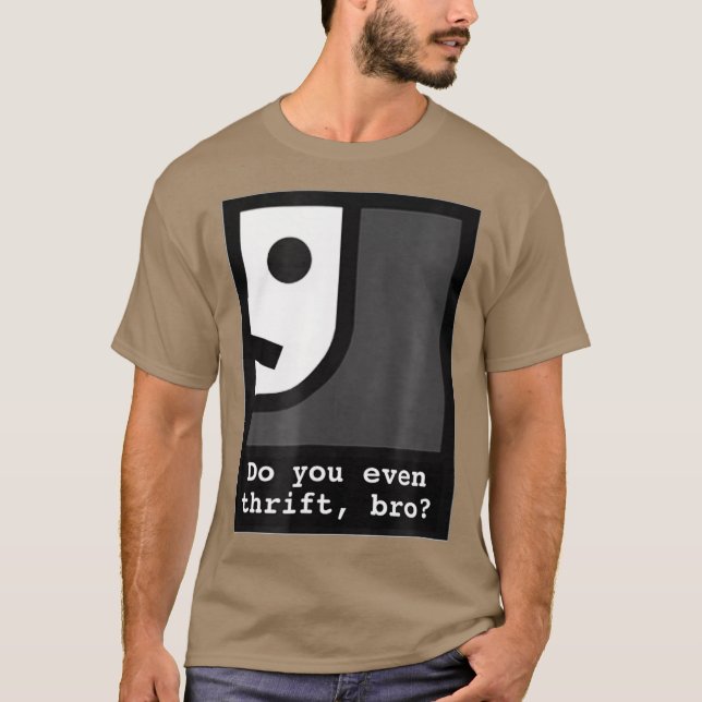 Reseller humour thrifting funny thrift store T-Shirt (Front)