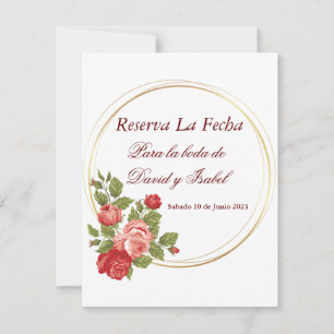 Reserva La Fecha (Spanish Save The Date) Date