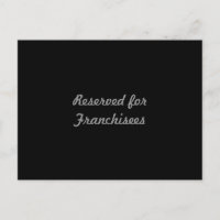 Reserved for Franchisees