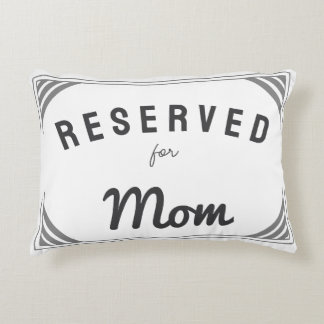 Reserved For Mum Custom mothers day gift Decorative Cushion