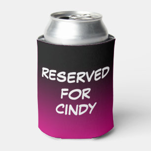 RESERVED For Name Personalised Can Cooler