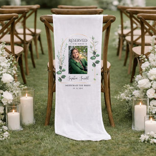 Reserved Mother Of The Bride Wedding Memorial Short Table Runner