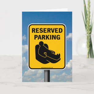 Reserved Parking Card