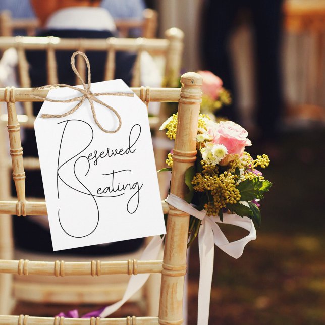 Reserved Seating Wedding Large Tag (Creator Uploaded)