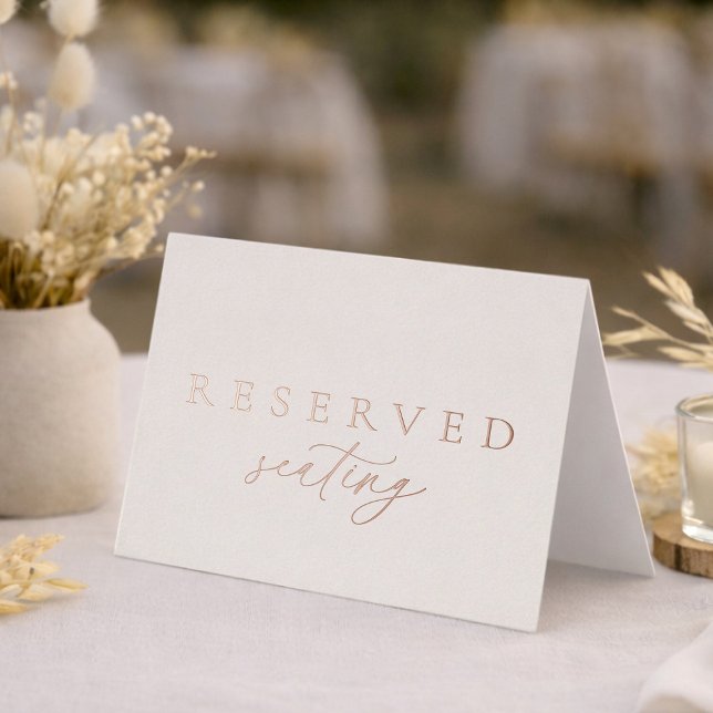Reserved Seating Wedding Sign  (Creator Uploaded)