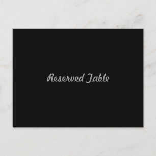 Reserved Table Postcard