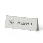 Reserved Table Sign | Cafe Restaurant Reservation 