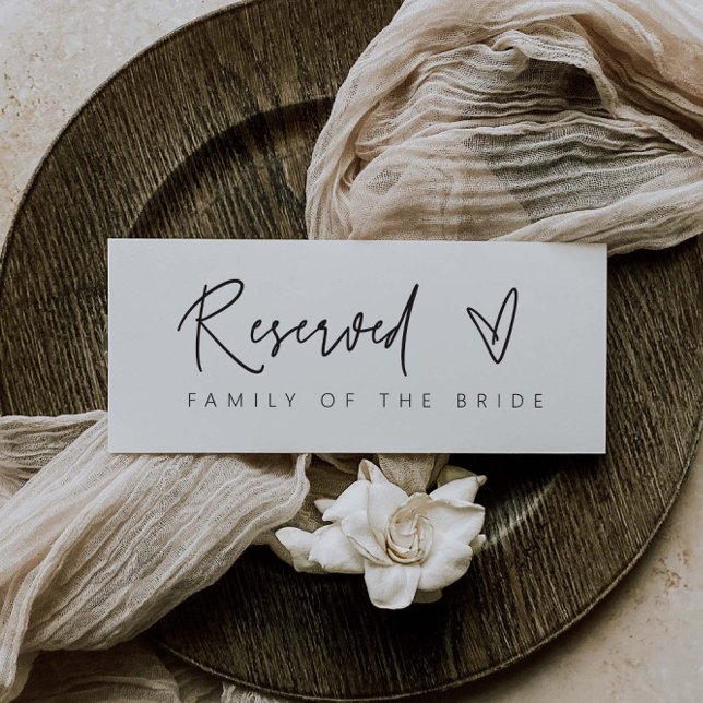 Reserved Wedding Table Chair Sign Decor G400  Invitation (Creator Uploaded)