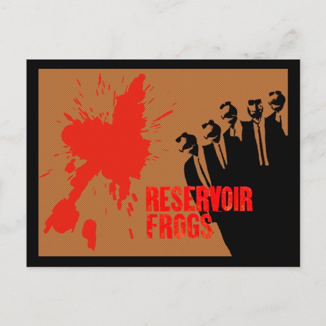 reservoir frogs postcard (Front)