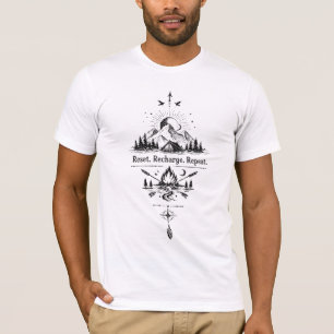 Reset. Recharge. Repeat. T-Shirt