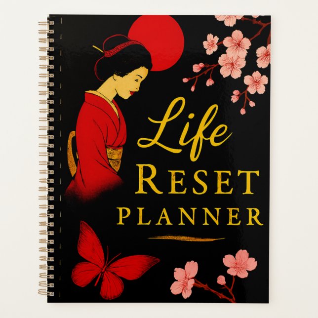 Reset your life - The Life Reset Planner  (Front)