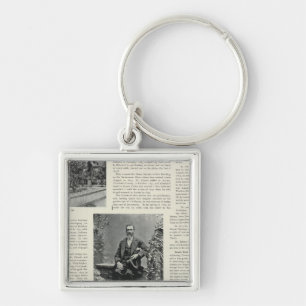 Residence and Orchard in California Key Ring