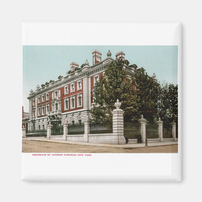 Residence of Andrew Carnegie, New York Magnet (Front)