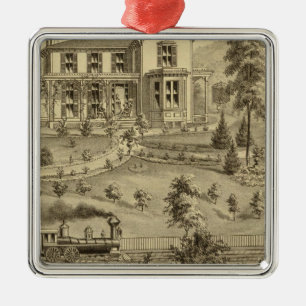 Residence of David R Kerr Metal Tree Decoration