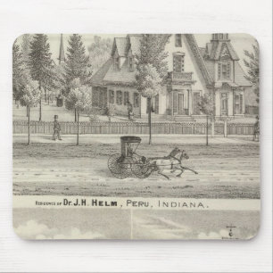 Residence of Dr JH Helm, Peru Mouse Pad