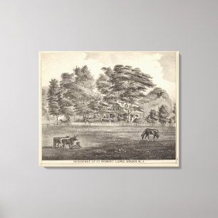 Residence of Dr Robert Laird, Squan, NJ Canvas Print
